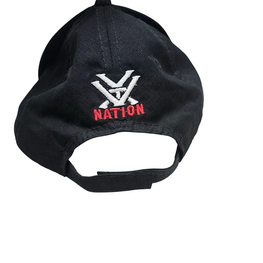 Vortex Nation Black Baseball Cap‎ Adjustable Strap
